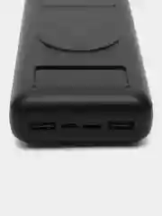Черный повербанк с беспроводной зарядкой Power bank В13, 20000 mah аккумулятор