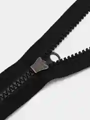 Застежка-молния разъемная. YKK. Тип 5.  Черная. Трактор. Металлический бегунок