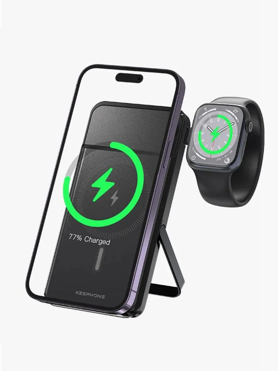 Повербанк Keephone Mag Power Bank, 10000mAh, с беспроводной зарядкой Magsafe