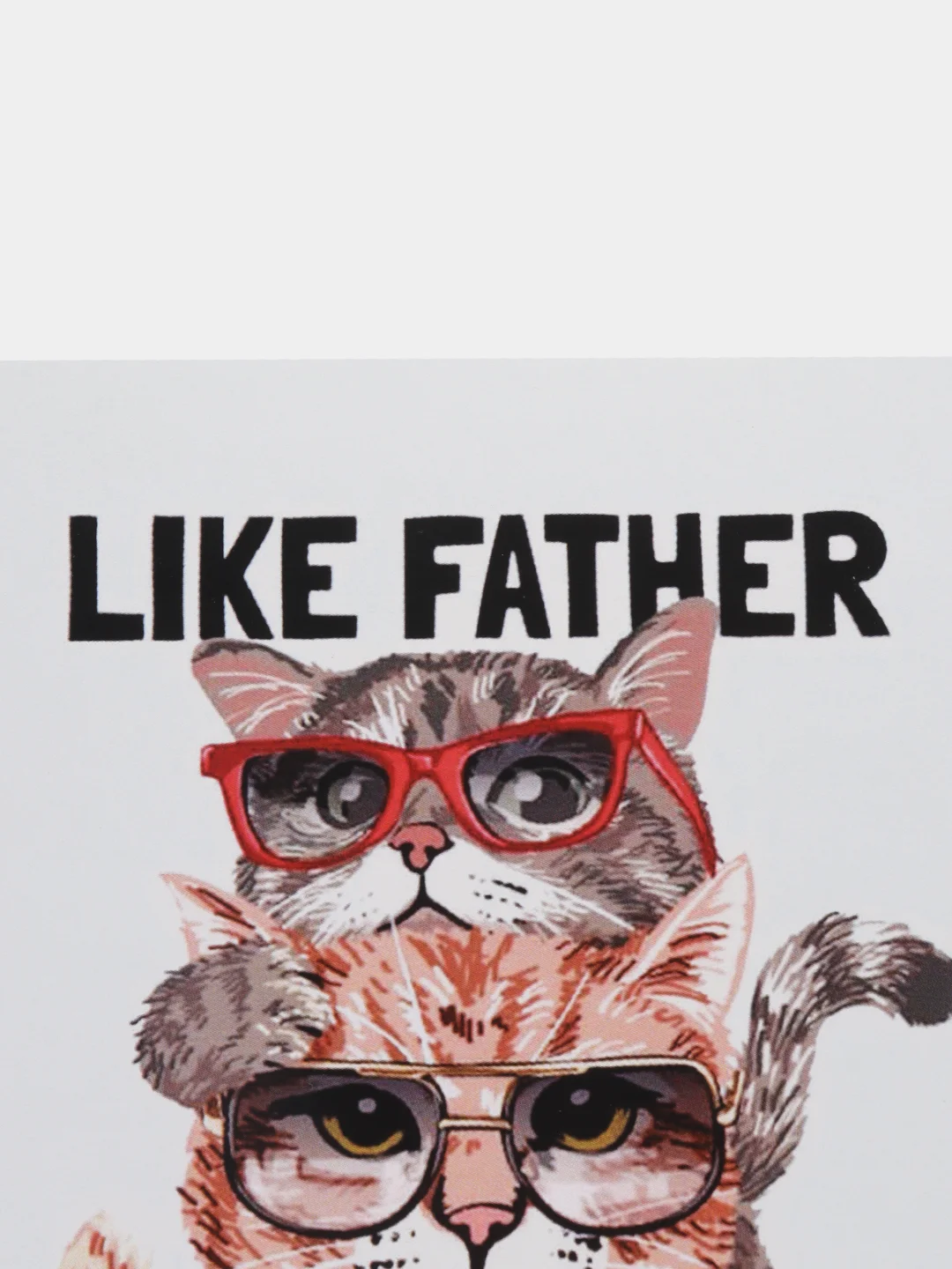 Открытка "Like father like son"