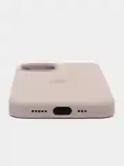 Пудровый чехол для iPhone (Айфон) 13, 14 силиконовый