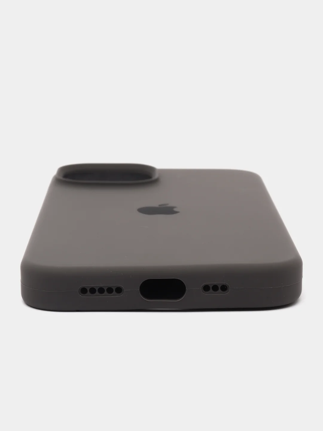 Серый чехол для iPhone (Айфон) 13, 14 силиконовый