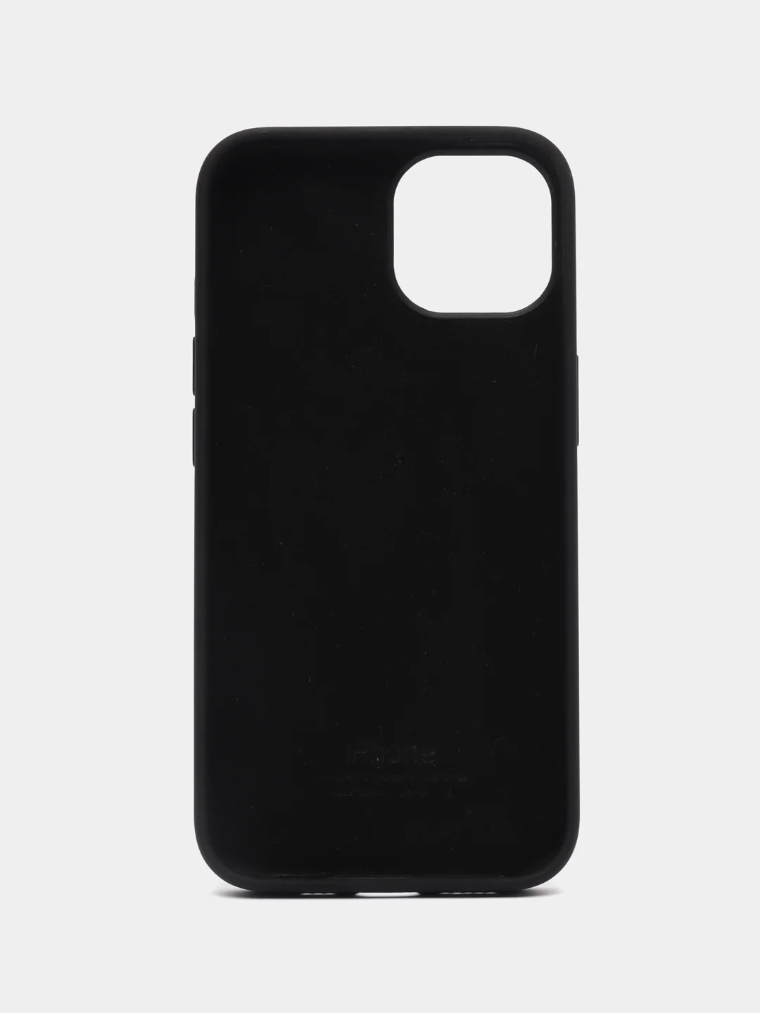 Черный чехол для iPhone (Айфон) 13, 14 силиконовый