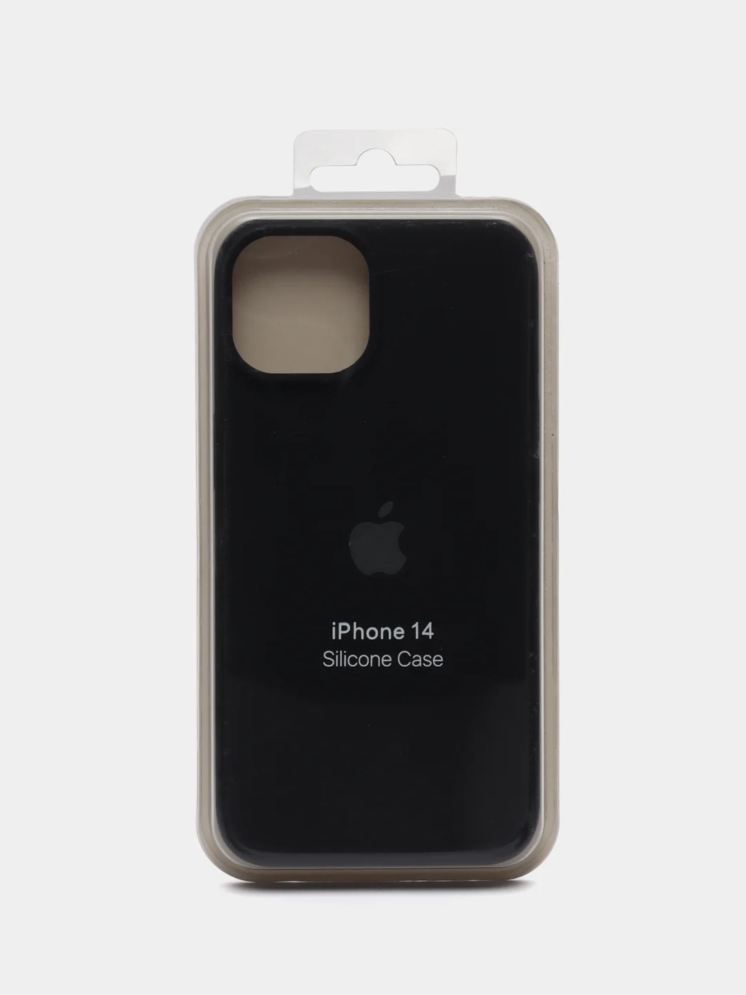 Черный чехол для iPhone (Айфон) 13, 14 силиконовый
