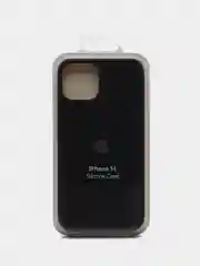 Черный чехол для iPhone (Айфон) 13, 14 силиконовый