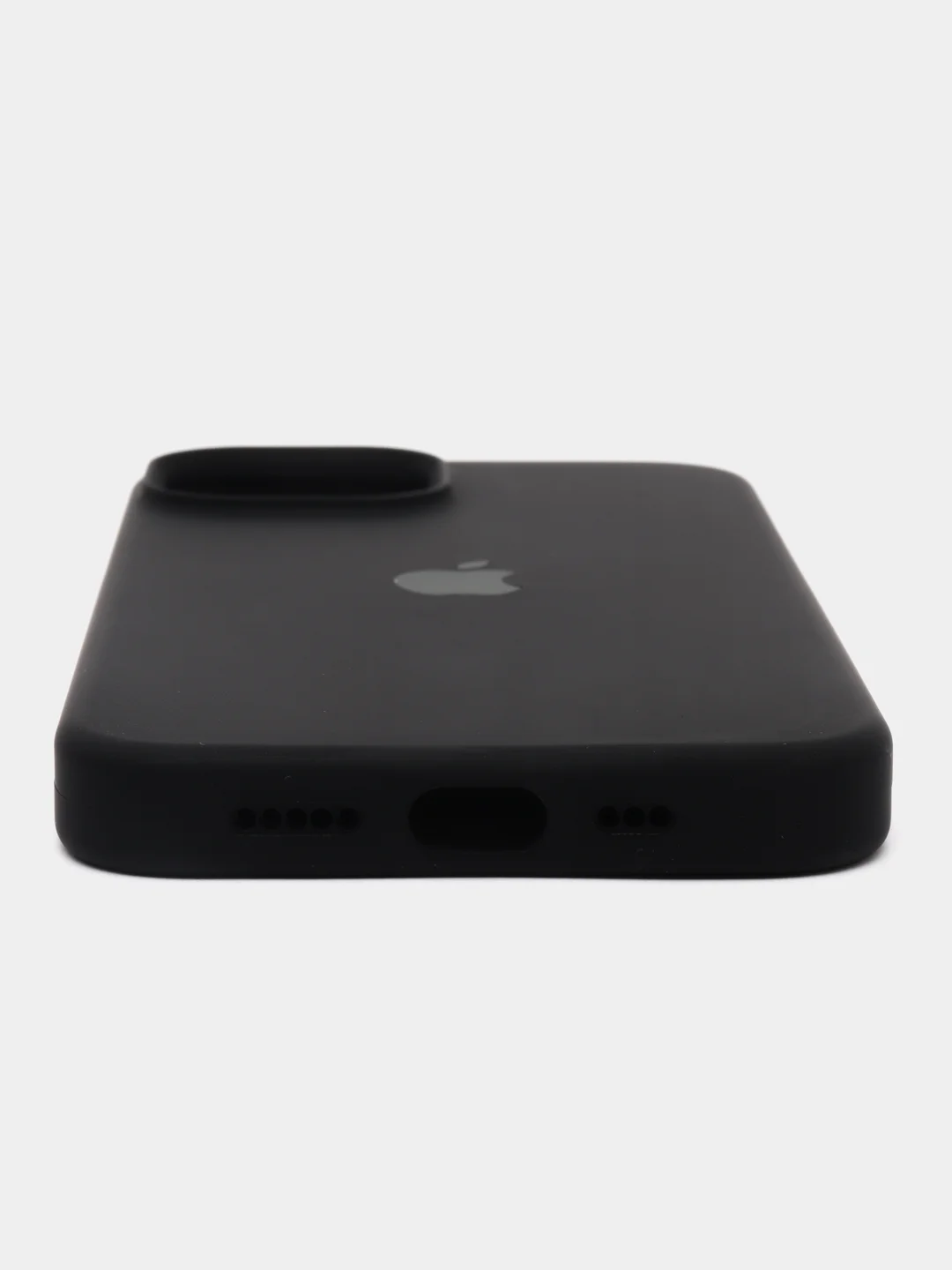 Черный чехол для iPhone (Айфон) 13, 14 силиконовый