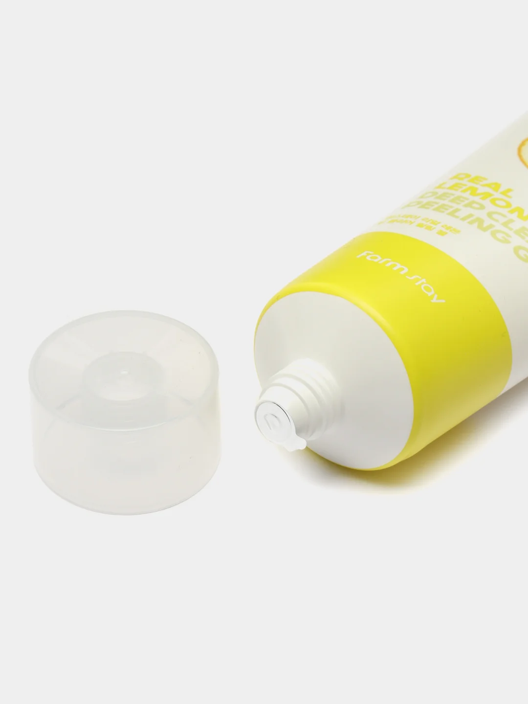 Пилинг скатка с экстрактом лимона Farm Stay real lemon.100ml .Корея