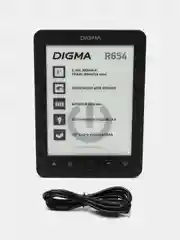Электронная книга Digma R654, 6", графит