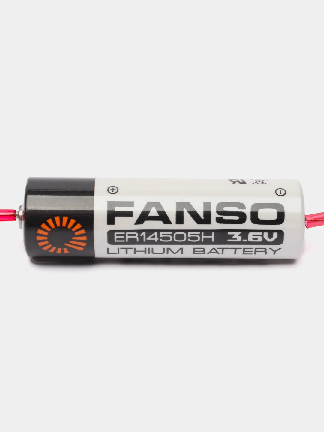 Элемент питания батарейка FANSO ER14505H/P 3.6V литиевый LR6/АА для счетчика с проводами