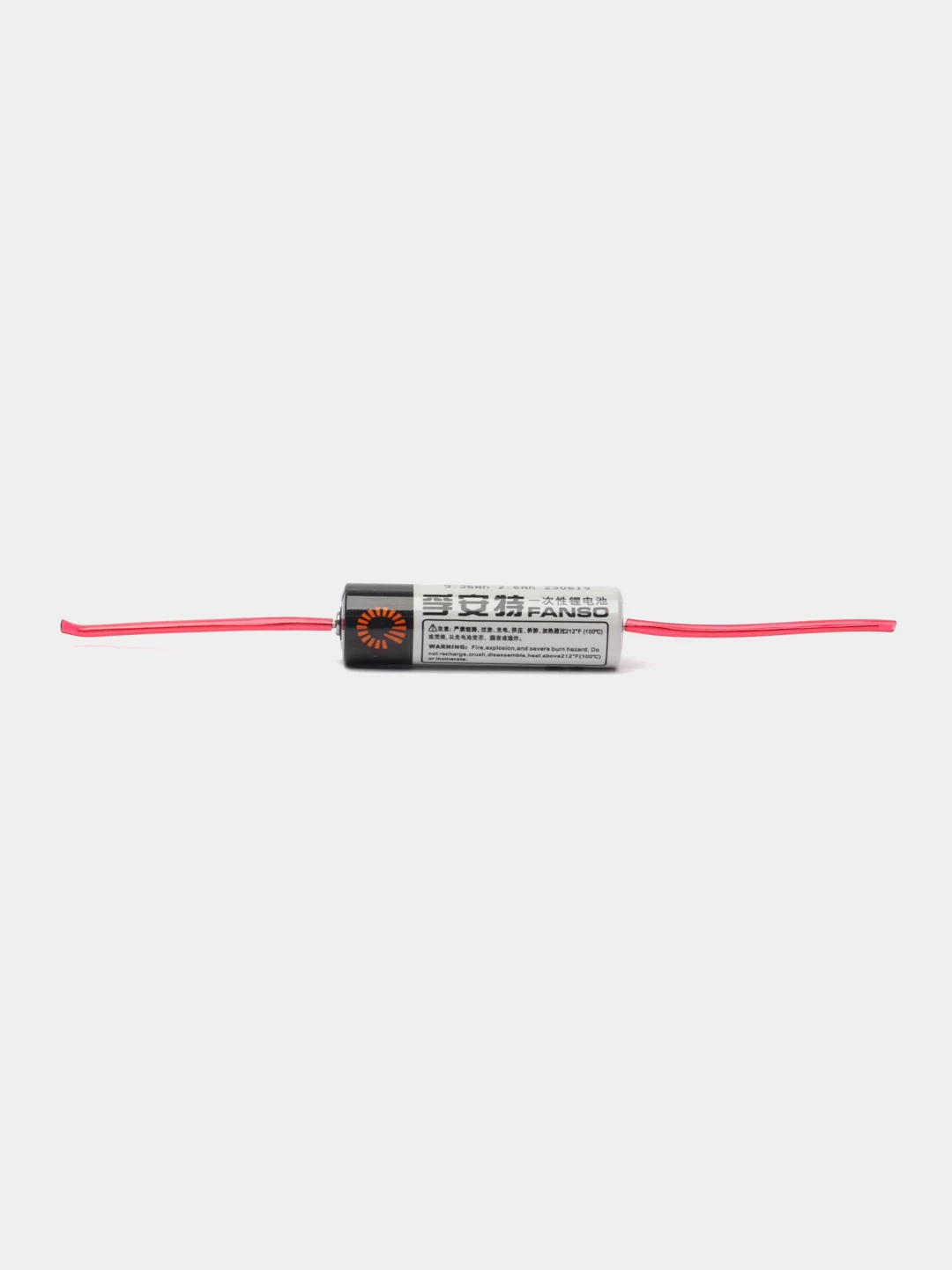 Элемент питания батарейка FANSO ER14505H/P 3.6V литиевый LR6/АА для счетчика с проводами