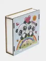 Деревянный пазл Панды
