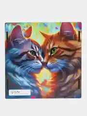 Деревянные пазлы Котики