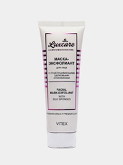 Маска-эксфолиант для лица Витэкс LUXCARE, с отшелушивающими шелковыми спонжиками, 75 мл