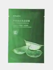 Зеленый увлажняющая тканевая маска для лица