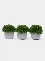 Искусственные цветы в горшке для интерьера, 3 шт, Color Si