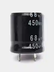 68мкФ 450в Конденсатор электролитический 68UF 450V 105C 18х21мм JCCON