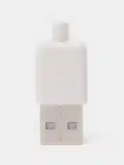 5 штук Штекер USB в корпусе белый разъем юсб на кабель