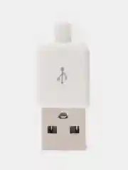5 штук Штекер USB в корпусе белый разъем юсб на кабель