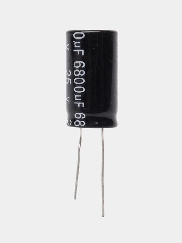 6800мкФ 25в Конденсатор электролитический 6800UF 25V 105C 16х30мм