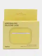 Желтый силиконовый чехол для наушников AirPods Pro