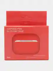 Красный силиконовый чехол для наушников AirPods Pro
