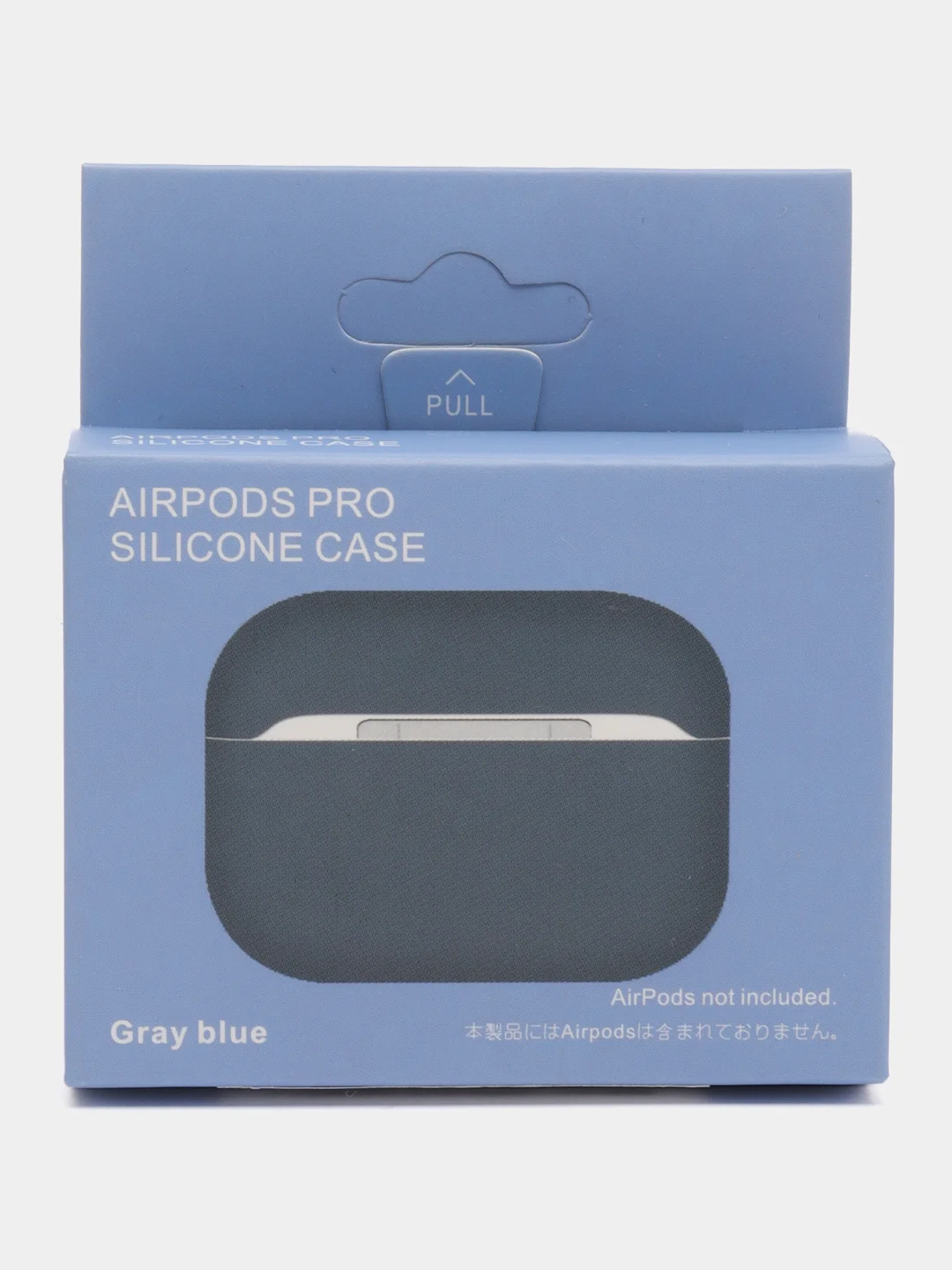 Синий силиконовый чехол для наушников AirPods Pro
