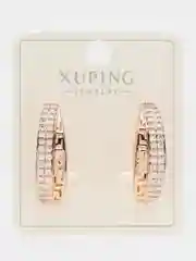Золотой серьги Xuping гипоаллергенный медицинский сплав