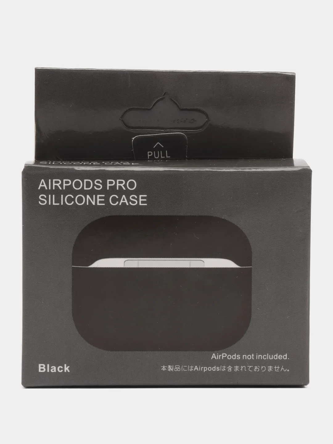 Черный силиконовый чехол для наушников AirPods Pro