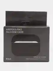 Черный силиконовый чехол для наушников AirPods Pro