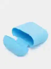 Голубой силиконовый чехол для наушников AirPods