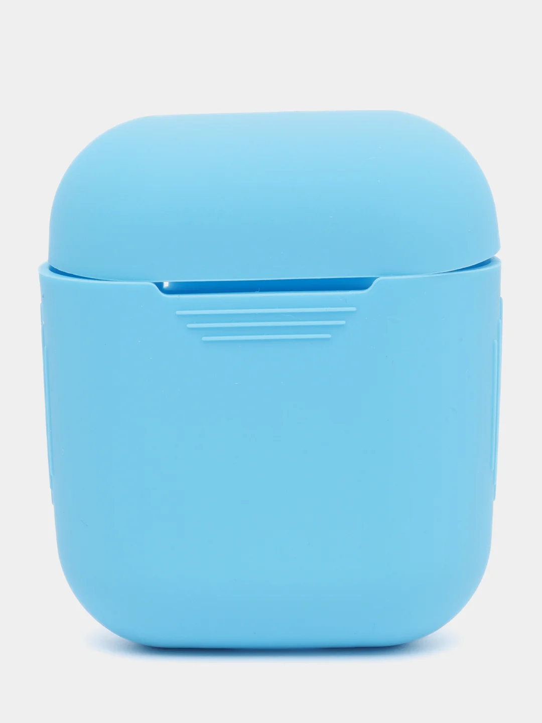Голубой силиконовый чехол для наушников AirPods