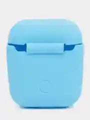 Голубой силиконовый чехол для наушников AirPods