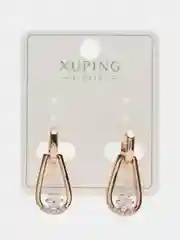 Золотой серьги Xuping гипоаллергенный медицинский сплав