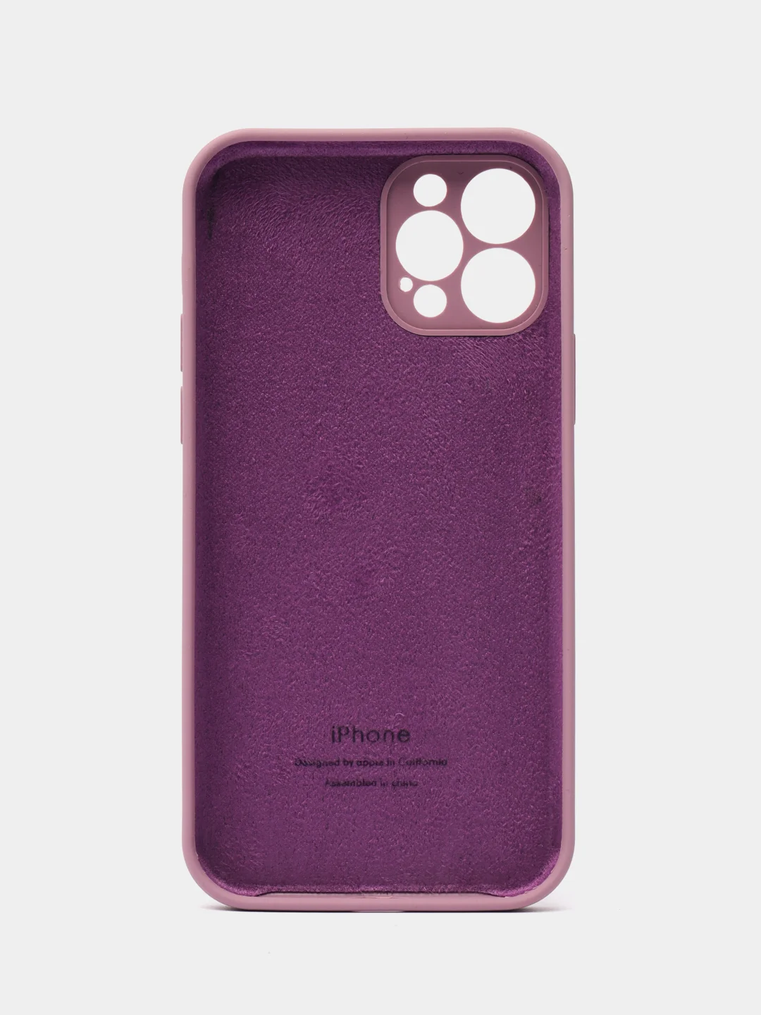 Конфетный чехол для iPhone (Айфон) 12, 13, 14, Pro, Max, силиконовый + микрофибра, с защитой камеры