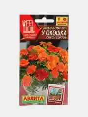 Бархатцы "У окошка", семена, цветы