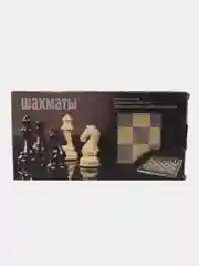 Набор игр с деревянной доской, 3 в 1: шахматы, нарды, шашки