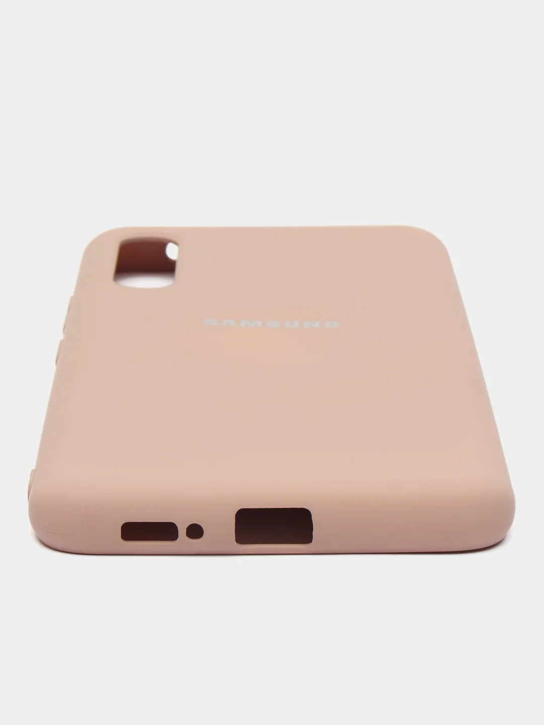 Бежевый защитный силиконовый чехол Silikone Cover для Samsung A905G