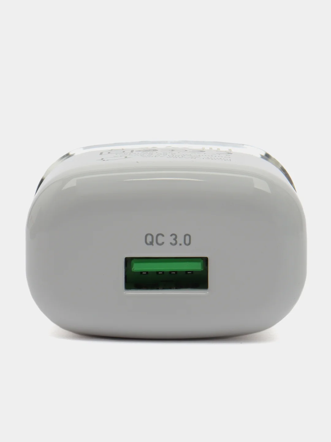 Белый зарядное устройство для телефона 18W, 3A, Quick Charge 2.0/3.0