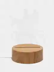 Золотой подарочный 3D светильник-ночник, с кнопкой вкл/выкл, питание USB, подарок на 8 марта