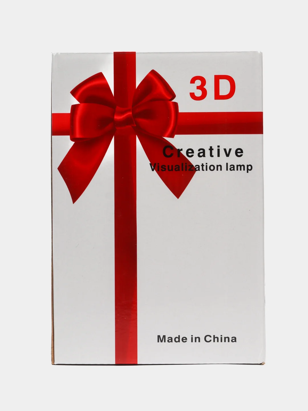 Светло-жёлтый подарочный 3D светильник-ночник, с кнопкой вкл/выкл, питание USB, подарок на 8 марта