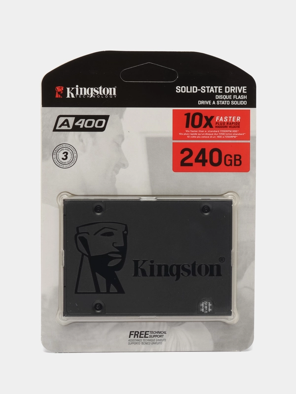 Kingston 240 ГБ Внутренний SSD-диск KingstonssdA400