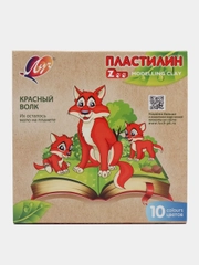 Пластилин 10 цв, ЛУЧ "ZOO"