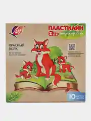 Пластилин 10 цв, ЛУЧ "ZOO"
