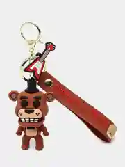 Коричневый брелок на ключи, рюкзак, сумку Freddy nights at Freddys, Майнкрафт, Человек Паук, Тор, Мотоцикл