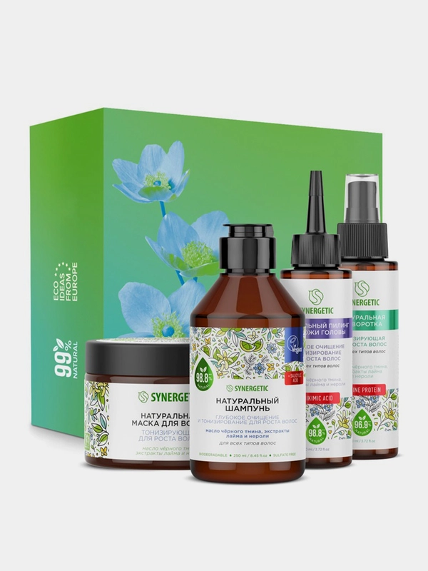 Подарочный набор для ухода за волосами SYNERGETIC SPA Beauty