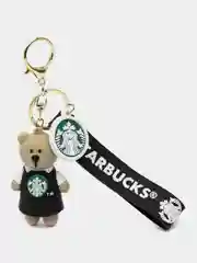 Угольный брелок на ключи,рюкзак,сумку Мишка Starbucks,Медвежонок,Wednesday,Гарри Потер,death note