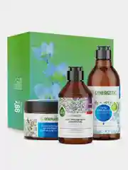 Подарочный набор SYNERGETIC Кокос и масло макадамии для деликатного ухода за волосами