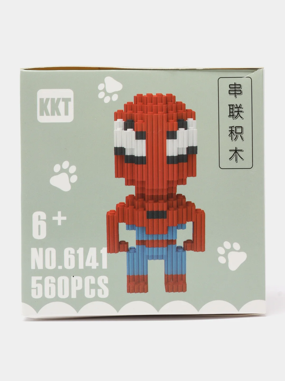 Алый 3d конструктор, Пикачу, фигурки аниме, Человек-паук, Iron Man, Куроми, Стич, Хеллоу Китти