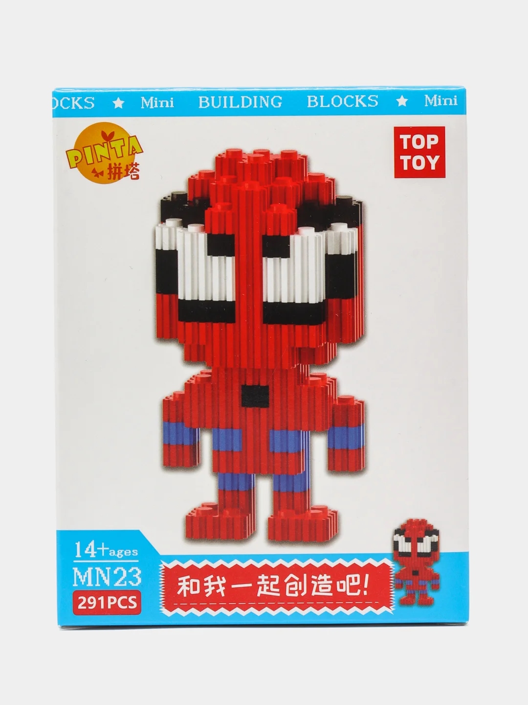 Красный 3d конструктор, Пикачу, фигурки аниме, Человек-паук, Iron Man, Куроми, Стич, Хеллоу Китти