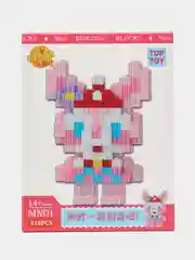 Розовый 3d конструктор, Пикачу, фигурки аниме, Человек-паук, Iron Man, Куроми, Стич, Хеллоу Китти
